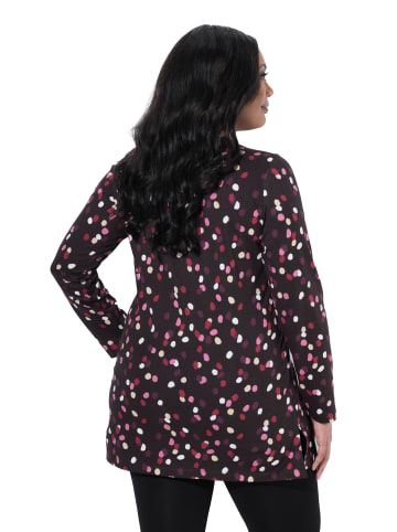 Ulla Popken Longshirt in mahagoni