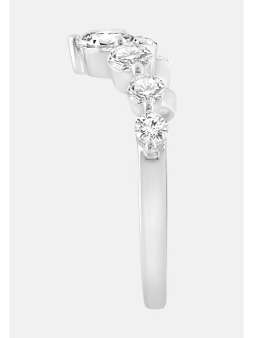 Ethische Diamanten Ring aus 375 Weißgold mit Lab Grown Diamant