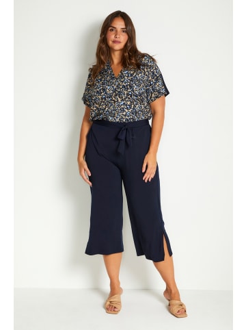 KAFFE curve Casual Hose KCmello Loose fit in Midnight Marine