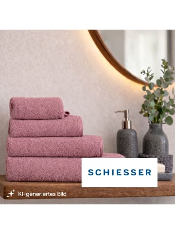 Schiesser 2er-Set: Duschtücher Milano - Malve