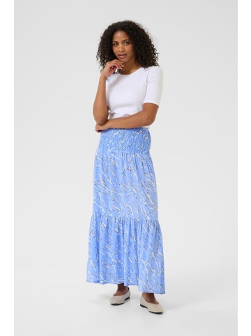 Kaffe Rock KAmaxi A-shape in Vista Blue W.Nantucket AOP