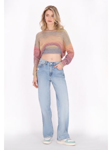 myMo Sweater in green multicolor