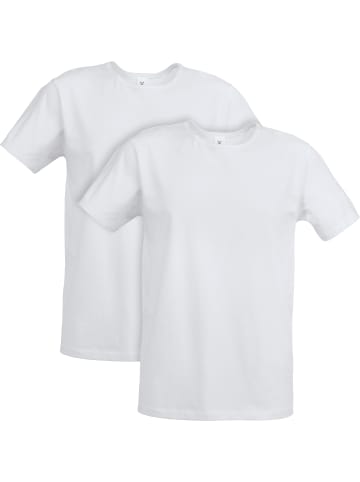 Erwin Müller Baumwolle, Single-Jersey Unterhemd, 1/2-Arm 2er-Pack in weiß