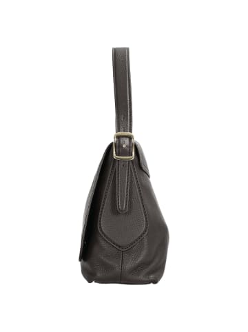 Abro Carina - Schultertasche 26 cm (dark brown) in dark brown
