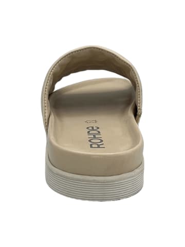ROHDE Klassische Pantoletten in Beige