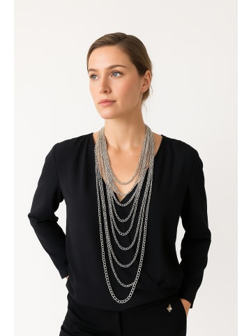 collezione alessandro Lange Kette " Cascade " in silbern