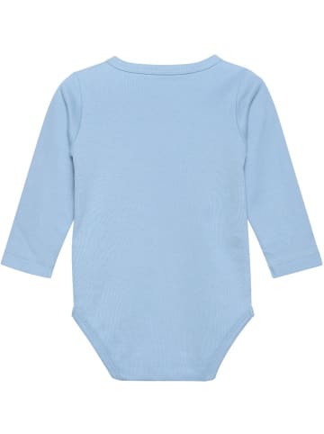 Fixoni Kinder Langarmbody "Body LS Solid" in Blau