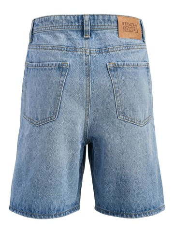 JACK & JONES Junior 5-Pocket-Shorts High Waist Jjitony Loose Fit in light blue denim