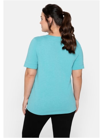 sheego T-Shirt in aqua