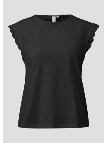 QS T-Shirt in 9999_schwarz