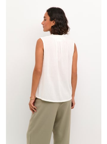 Kaffe Ärmellose Bluse KAalice Regular fit in Chalk
