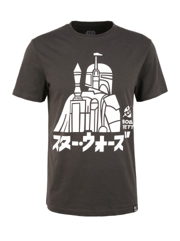 Recovered T-Shirt Star Wars Boba Fett Japanese in Schwarz
