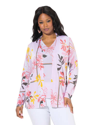 Ulla Popken Strickjacke in erbse