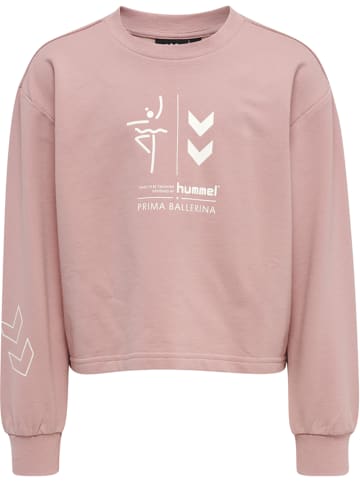 Hummel Hoodie Hmlprima Bee Cropped Sweatshirt in WOODROSE