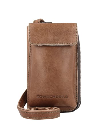 Cowboysbag Garston Handytasche Leder 9 cm in storm grey