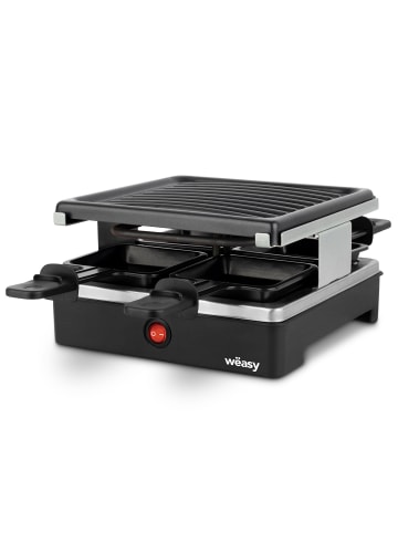 Weasy Raclette Gerät und Grill LUGA40 in Schwarz