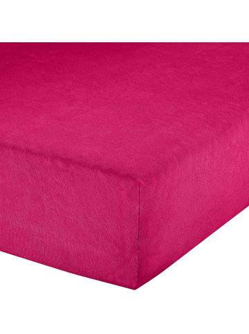 Erwin Müller Frottee Spannbettlaken Erding in pink