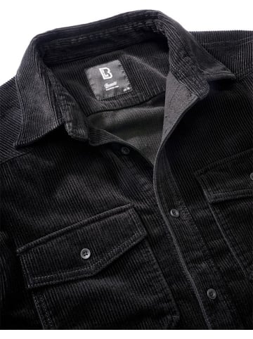 Brandit Hemd "Corduroy Classic" in Schwarz