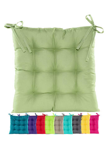JACK Outdoor Stuhlkissen Sitzkissen 38x38cm Wasserfest in Mint
