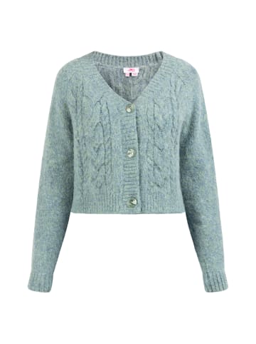 myMo Cardigan in Blau Mint Melange