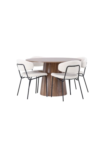 ebuy24 Weiß 120 x 120 cm
