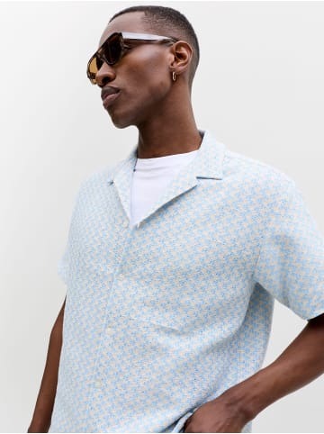 Jack & Jones Hawaii-Hemd in Cashmere Blue