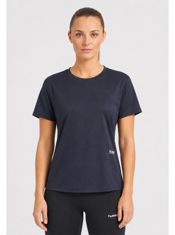 Hummel Einfarbiges T-Shirt Rundhals 2er-Set Kurzarm in Dunkelgrau