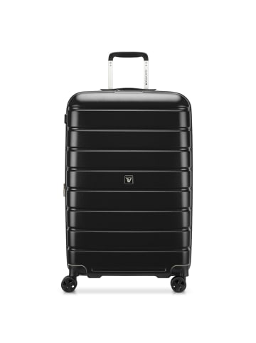 Roncato Relife 4 Rollen Trolley 78 cm mit Dehnfalte schwarz