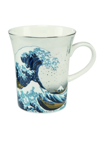 Goebel Künstlertasse " Katsushika Hokusai - Die Welle - Silber " in Hokusai - Welle