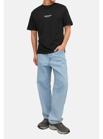 Jack & Jones T-Shirt Jorvesterbro in Schwarz / weiß