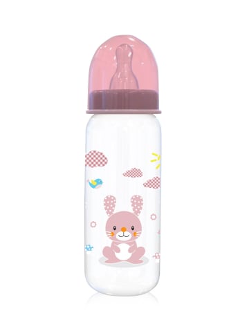 BABY CARE Babyflasche Simple 250ml Tiere in rosa