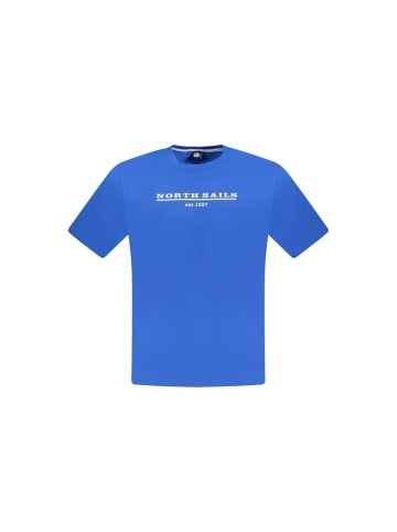 North Sails Blau Baumwolle Herren T-Shirt