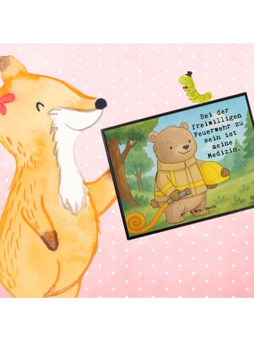 Mr. & Mrs. Panda schreibtischunterlage Bär Freiwillige Feuerwehr... in Weiß