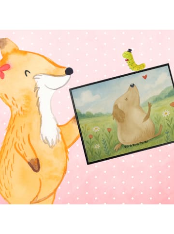 Mr. & Mrs. Panda Bastelunterlage Hund Liebe Design ohne Spruch in Weiß