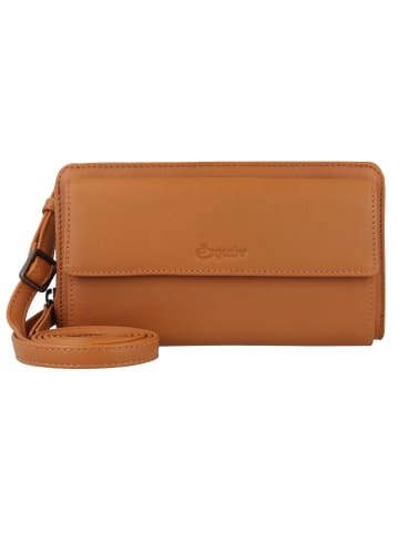 Esquire Peru Handytasche Leder 19 cm in cognac