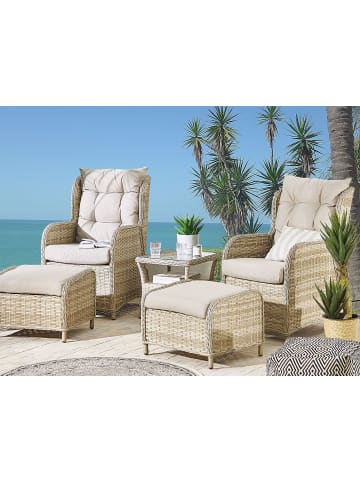 Beliani 5-tlg Lounge Set PONZA in /Beige