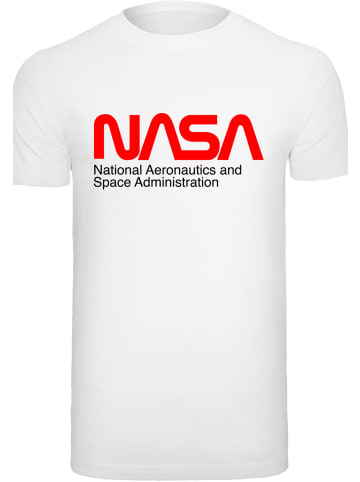 F4NT4STIC T-Shirt NASA Aeronautics And Space in weiß