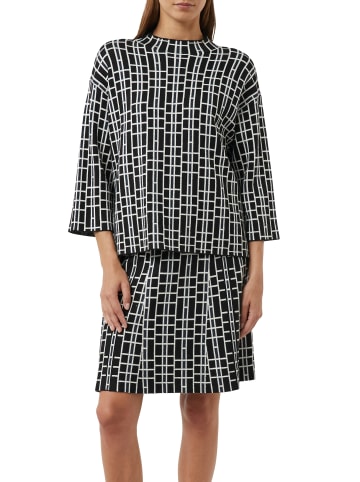 comma Pullover in schwarz beige - 0001