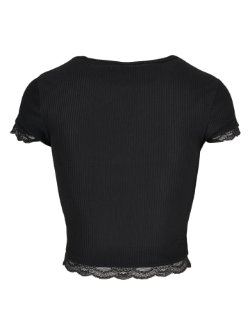 Urban Classics Cropped T-Shirts in black