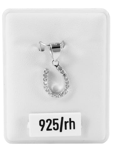 Adeliás Damen Anhänger aus 925 Silber mit Zirkonia in silber