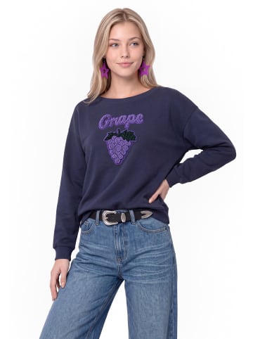 myMo Women Sweatshirt in Navy