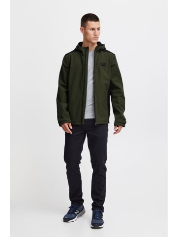 BLEND Softshelljacke BHJacket 20716154  Coole Softshelljacke mit Logo-Patch in Grün