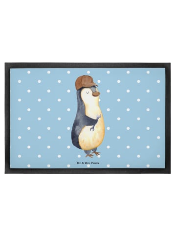 Mr. & Mrs. Panda Türvorleger Wenn Papa es nicht reparieren kann,... in Blau Pastell