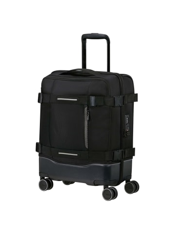 American Tourister Urban Track - 4-Rollen-Kabinentrolley 55 cm (schwarz) in asphalt black