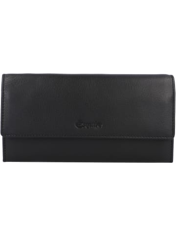 Esquire Peru Geldbörse RFID Leder 18,5 cm in schwarz