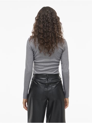 Vila Shirt VICatrea in hellgrau silber - 0002