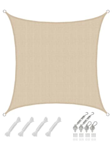 AMANKA Sonnensegel Red Sands 200 x 200 cm in beige