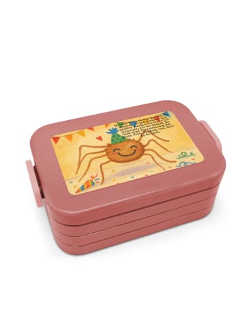 Mr. & Mrs. Panda Bento Box Spinne Agathe Party Design mit Spruch in Rot Pastell