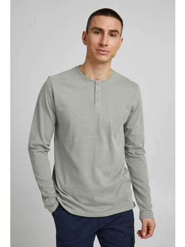 !SOLID Langarmshirt SDVinton LS 21106135  Langarmshirt mit Henley-Ausschnitt in Grün