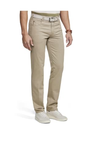 Meyer Diego Chino mit Five-Pocket-Optik in Beige